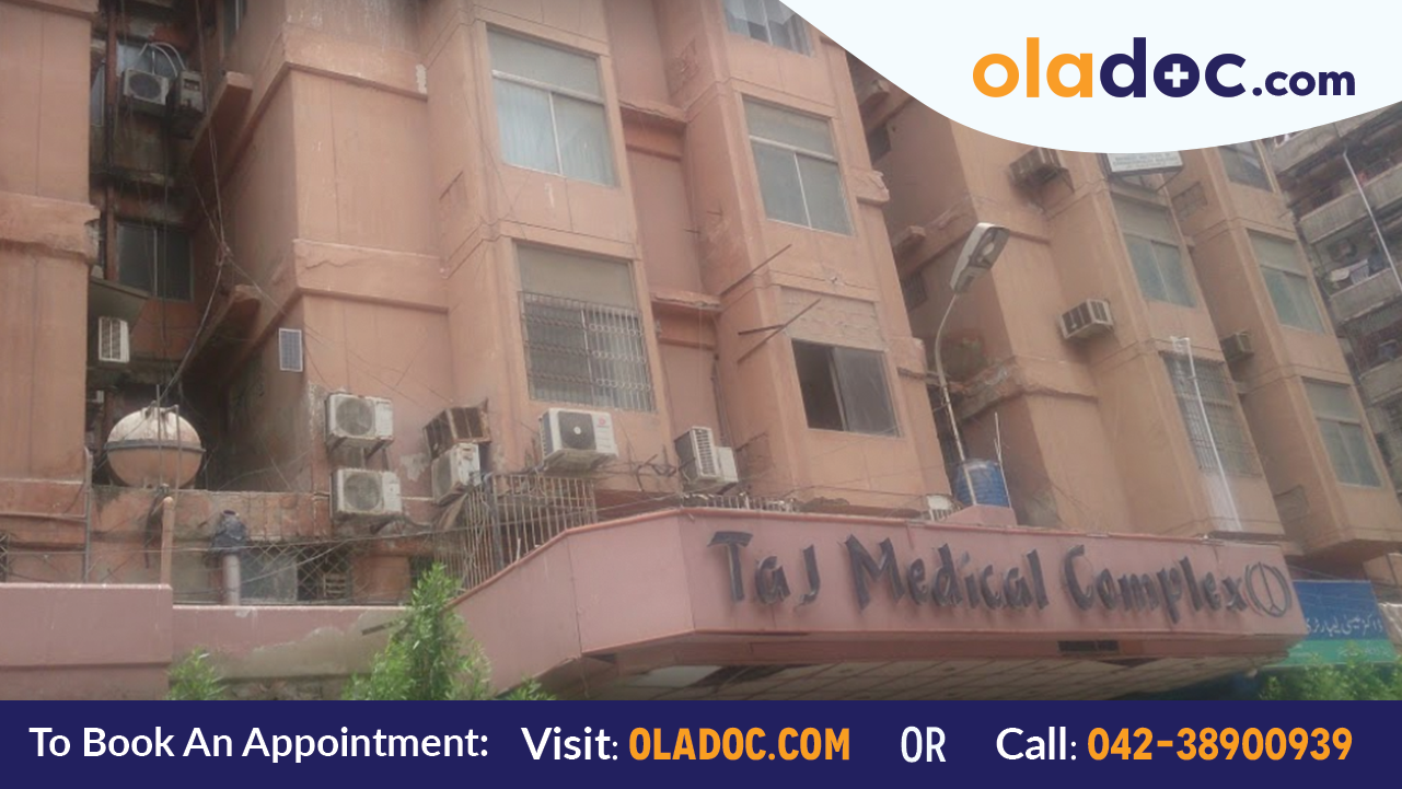 Front View of Hamdard University Hospital (Taj Medical Complex) Karachi